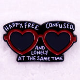 Taylor Lyrics Enamel Pin