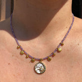 Star Moon Beaded Necklace