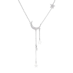 Moon and Stars Necklace