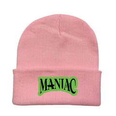 Unisex Chic KPOP Print Outdoor Knitted Hat