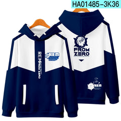 Women's Rem Anime 3d Print Hoodie