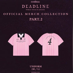 Kpop DEADLINE Logo Polo Lapel T-Shirt