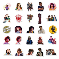 50 TV Graffiti Stickers