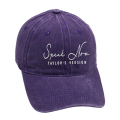 Vintage Speak Now Embroidery Baseball Cap