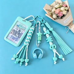 TWS Card Holder Pendant Bag Charm