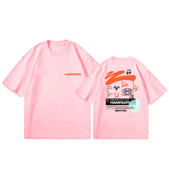 Casual Kpop Manifesto Crew Neck Top