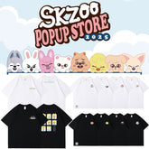 SKZ Donut Print Short-sleeved T-shirt
