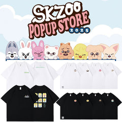 SKZ Donut Print Short-sleeved T-shirt