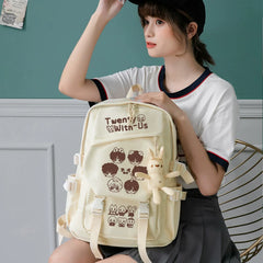 TWS Cartoon Graphic Backpack