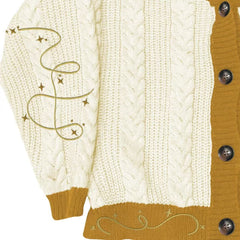 Taylor Invisible String Striped Knitted Cardigan