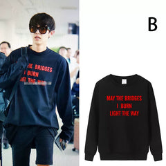 BAEKHYUN Chanyeol Loose Sweatshirt Top