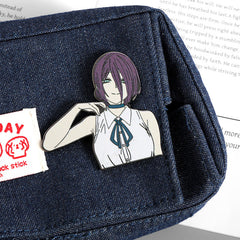 Reze Anime Metal Badge Brooch