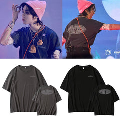 Casual Kpop Crew Neck Loose T-shirt