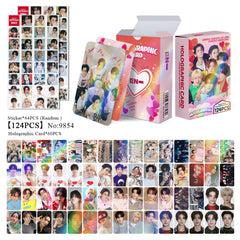 124 PCS KPOP Laser Card Collection