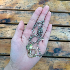 KPOP Golden Jewelry Necklace Ring