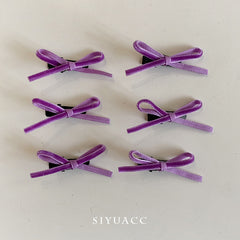 Bowknot Charm Hairpin Clip