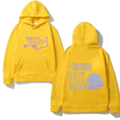KPOP TOUCH Lyric Letter Printed Hoodie