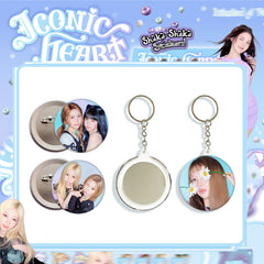H2H "ICONIC HEART" Trailer Photo Badge Keyring