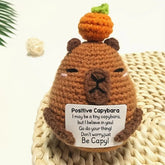 Crochet Positive Capybara Doll
