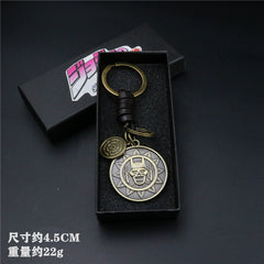 Anime Cowhide Rope Keychain Pendant