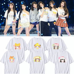 DIVEintoIVE Concert Round Neck Short-sleeved T-shirt