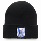 Anime Logo Embroidered Knitted Hat