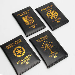 Anime Leather Passport Cover