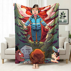 ST Theme Nap Flannel Blanket