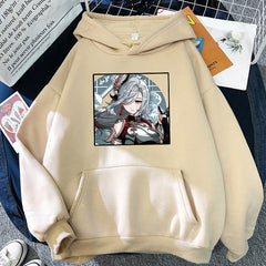 Unisex Game Graphic Printed Casual Loose Hoodie