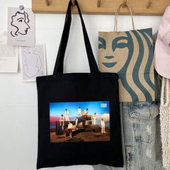 KARMA Poster Printed Canvas Tote Bag
