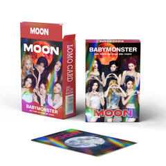 30PCS BM MOON Holographic Photocards