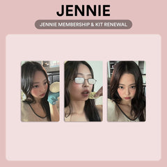 JENNIE MEMBERSHIP KIT Photocard