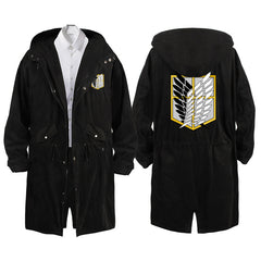 Chic Anime Titan Medium Long Windbreaker Jacket