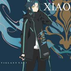 Unisex Xiao Game Cosplay Coat Windbreaker Pants Costume