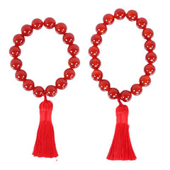 Trendy Game Cosplay Red Beaded Bracelet