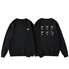 NJZ Cartoon Print Hoodie Top