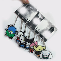 BANGTAN Cartoon Keychain Pendant Set