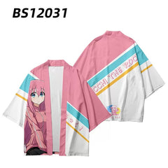 Casual Anime Bocchi Cos Kimono Shirt
