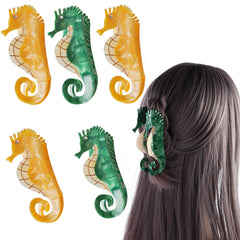 Acrylic Seahorse Hair Claw