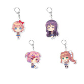 Monica Transparent Keychain Pendant