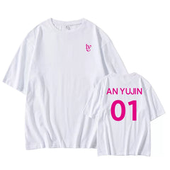 IVE 1st Anniversary Letter Round Neck T-shirt