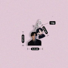 JK V SUGA RM Pendant Bag Keychain