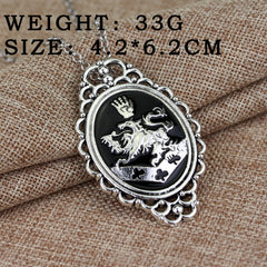 Retro Twilight Pendant Necklace