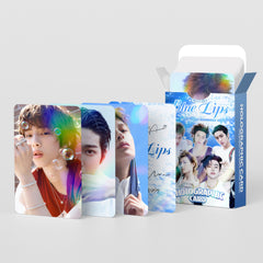 124PCS CORTIS "Blue Lips" Holographic Photocard Sticker