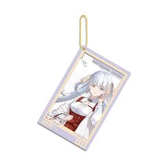 Game Bead Chain Transparent Keychain Pendant