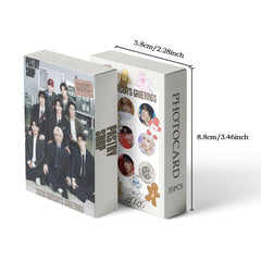 55PCS PASTRY SHOP 2026 SEASON'S GREETINGS Photocard