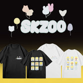 Cute Kpop Cartoon Short-sleeved T-shirt