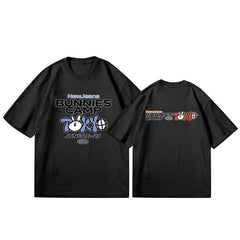 NJZ Bunnies Camp Round Neck T-shirt Top