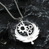 Jedi Logo Stainless Steel Necklace