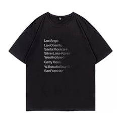 SUNOO YOUNGJAE Same Cotton Round Neck T-shirt
